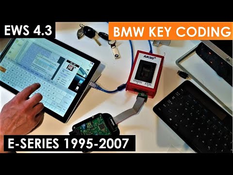 PROGRAM new EWS IMMOBILIZER for EXISTING KEYS - BMW E-Series 1995 - 2007
