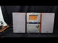 【CD MD ラジオ カセット コンポ】SONY CMT-M35WM ジャンク