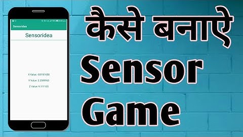 How to make Sensor game in android studio(kotlin)||In Hindi
