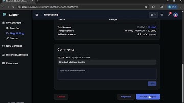 Contract Deployment (Seller