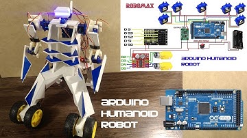 How to Make Arduino nrf24l01 Humanoid Robot part 1 / Robot yasash