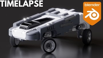 Blender Timelapse: Futuristic RC Car | 3D Modeling and Rendering/Texturing