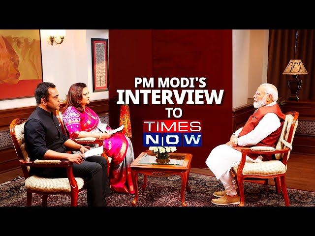 LIVE: PM Modi's interview to Times Now class=