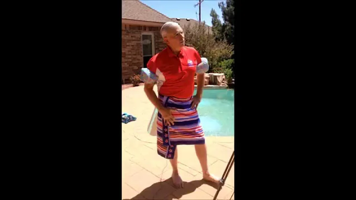 WTHBA President L. Driskill takes the Cold Water Challenge