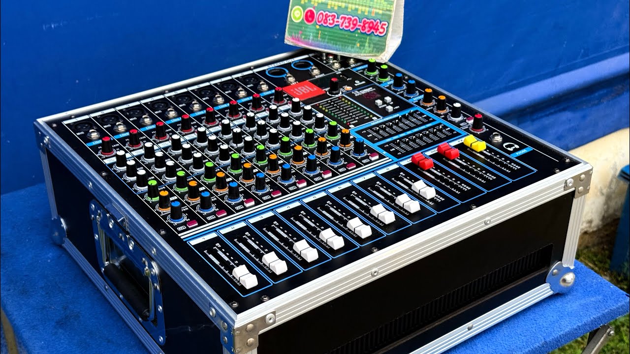 เพาเวอร์มิกซ์มีแร็คด้วย 95%ใช้งานน้อยมาก 15นิ้ว4ใบน่ะ         