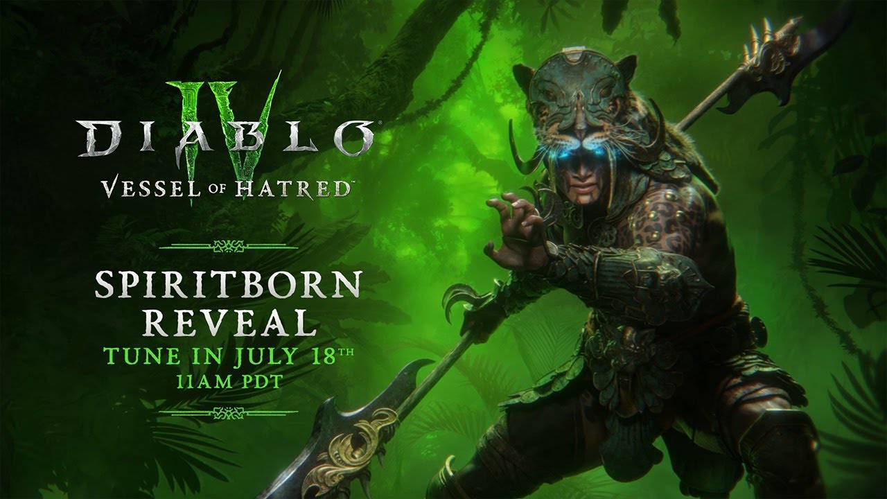Diablo 4: Spiritborn Reveal Livestream