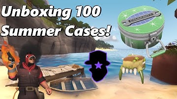 TF2 Unboxing: 100 Summer 2020 Cases!