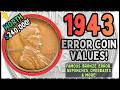 1943 BRONZE PENNY WORTH $240,000! 1943 Steel Penny Errors