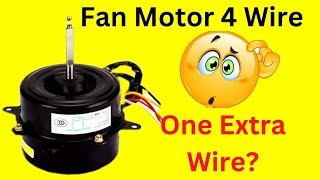 Outdoor 4 Wire Fan Motor Wiring connection and Rotation|Hindi #Fanmotor #outdoor #unique