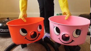 OUCH... Hetty & Henry Hoover Clean EACH OTHERS Parts ➡️ #henryhoover #vacuumsound #vacuumwithme