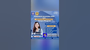 Penerimaan Mahasiswa Baru UBSI Margonda - Fakultas Teknik & Informatika #kuliahbsiaja #infokuliah