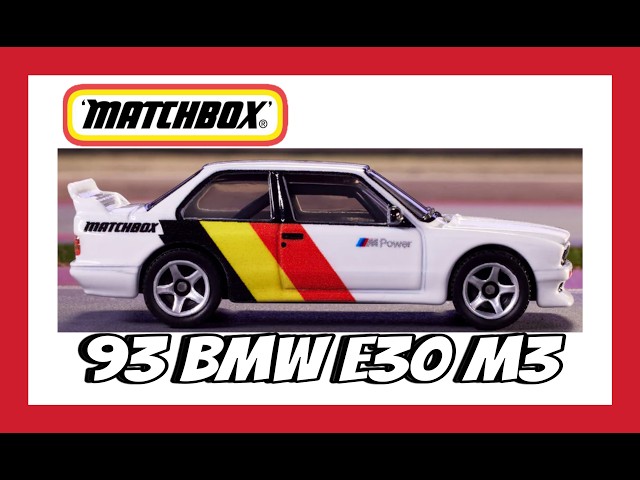 Matchbox 1993 BMW E30 M3-Matchbox Collectors - YouTube