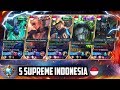 GILAA BOSS!! 5 HARAPAN BANGSA 🇮🇩 JADI SATU TIM!! LAWAN JUARA MPL?? BANTAI!! - Mobile Legends