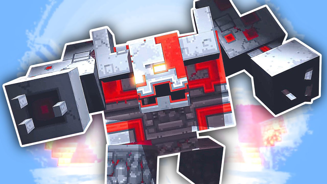 Destroying The Giant Redstone Monstrosity Boss In Minecraft Dungeons Youtube