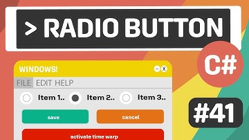 Learn C# - Radio Button - Episode #41