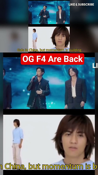 Original F4 reported Gearing up for 2026 reunion concert #f4reunion #kpop #kdrama #jerryyan #kenchu