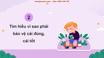 Giáo án PowerPoint Bài 4: Bảo vệ cái đúng, cái tốt (P1) | GA điện tử Đạo đức 5 kết nối tri thức