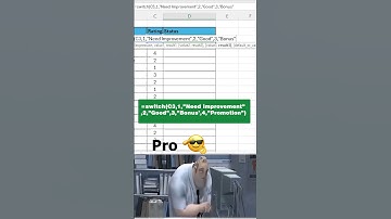 Excel SWITCH Function: Simplify Your Formulas! 🚀 #ExcelTips
