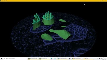 Touch Designer: Crazy Mountain on Mars- KH Chen