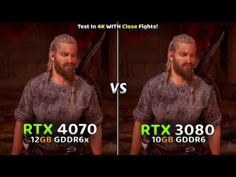 RTX 3080 vs RTX 4070 - Test In 4K🔥 | 8+ Games Tested With Close Fights😜