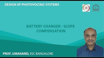 Battery charger - slope compensation