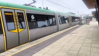 B series departing perth stadium