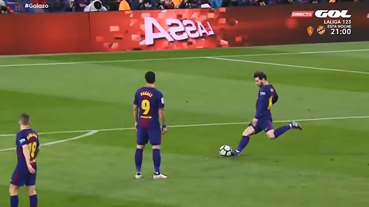 Messi, marca tiro libre a lo Panenka, Messi vs Espanyol