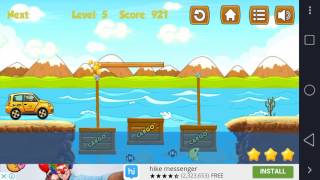 Build River wooden bridge Level 5 All Star Solution screenshot 4