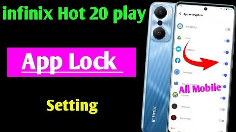 infinix hot 20 play app lock setting | infinix hot 20 play me app lock kaise lagaye | app Lock 🔒