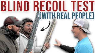 Can Shooters Tell the Difference? Blind Recoil Challenge