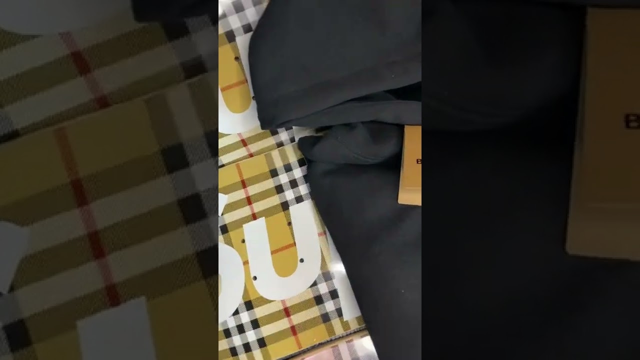 Supreme Burberry Box Logo Hooded Sweatshirt 