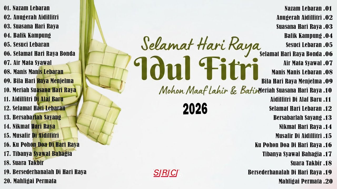 Selamat Hari Raya Aidilfitri 2026 🌹 Lagu Raya Tradisi Sepanjang Zaman