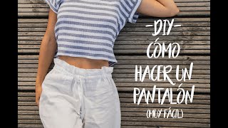 DIY High waisted pant - The pants to make you look taller 