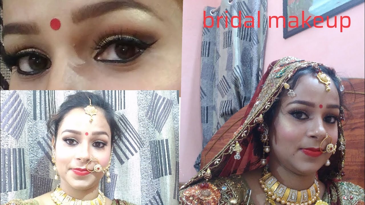 Indian Bridal Makeup Tutorial In Hindi YouTube