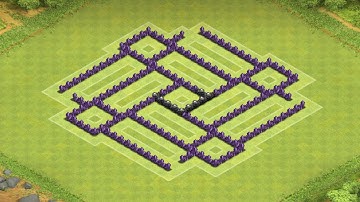 Clash of Clans - Best TH7 Dark Elixir Farming Base