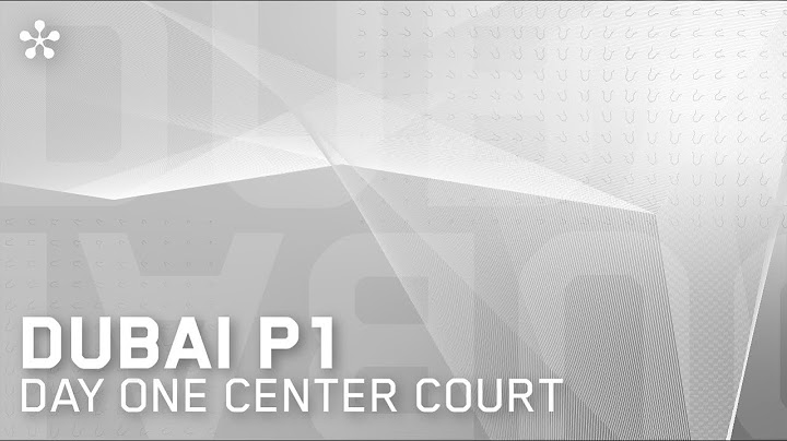 (Replay) Dubai Premier Padel P1: Pista Central 🇪🇸 (November 5th)