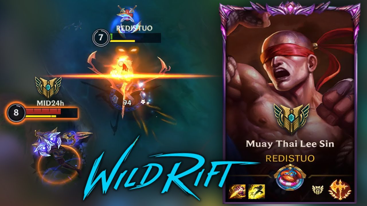 OUTSIDER LEE SIN MEET ZED MAIN TOP 30 IN ASIA SERVER - Wild Rift