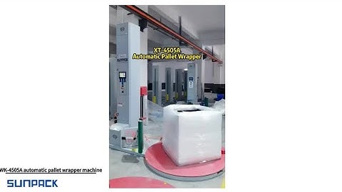 Sunpack-Xutian XT 4505A Remote control pallet wrapper  Automatically attach and cut film