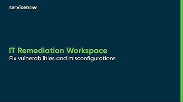 IT Remediation Workspace