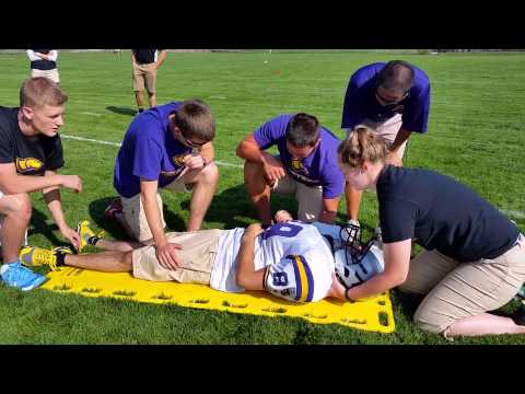 UW-Stevens Point Athletic Training - Spine Boarding