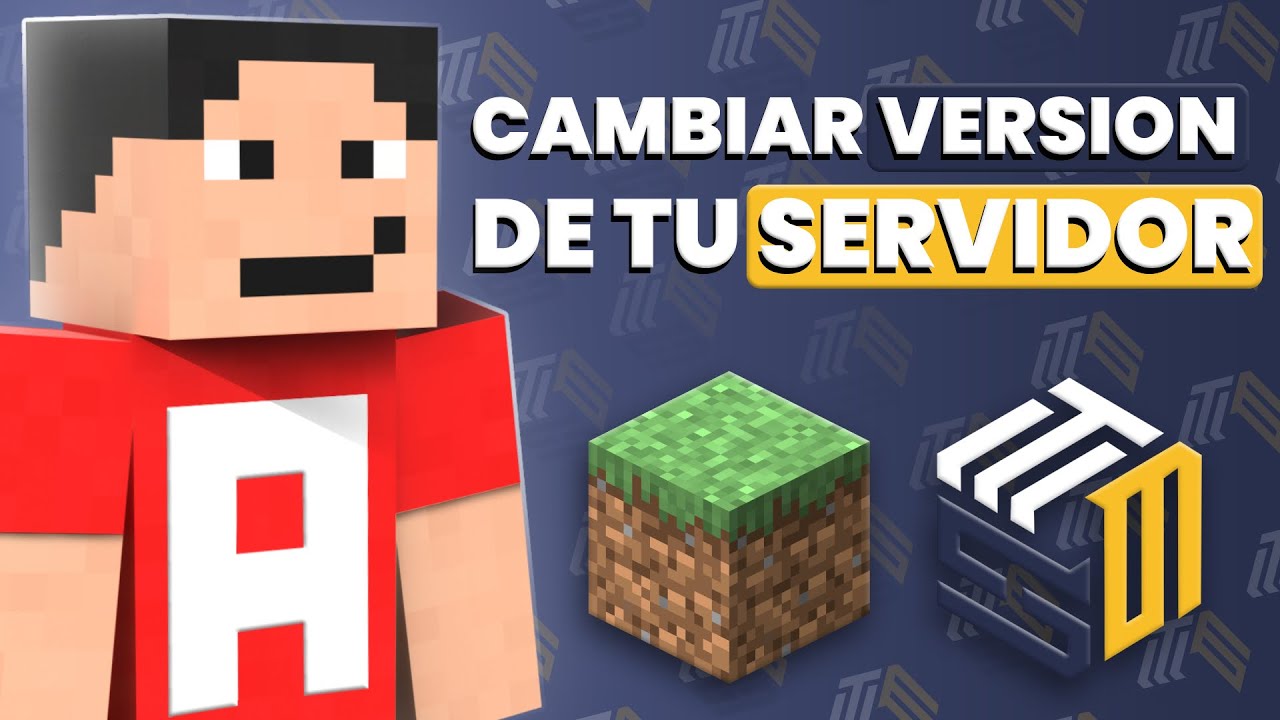 CÓMO CAMBIAR LA VERSIÓN DE TU SERVIDOR DE MINECRAFT JAVA CON 1 SOLO ...