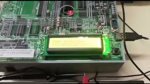 DAC 8085 lcd microprocessor kit -per installed program execution -Vinytics 