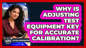 Why Is Adjusting Test Equipment Key For Accurate Calibration? - Electrical Engineering Essentials