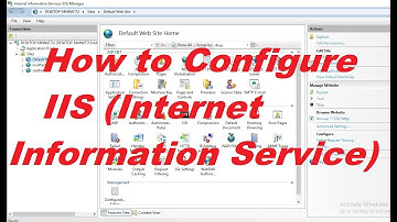 How to configure IIS?