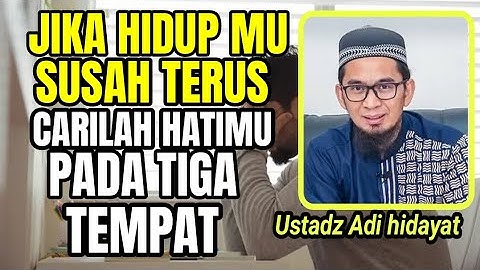Hidup Susah,Banyak Hutang,Sakit Sakitan Keluarga Berantakan,Ini Solusinya Kajian:Ustadz Adi Hidayat