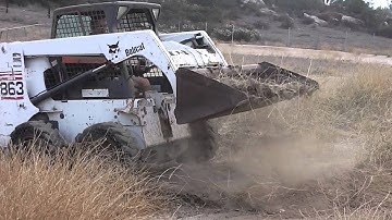 Sold - Demo 863 Bobcat Turbo Diesel with Bucket Scraper