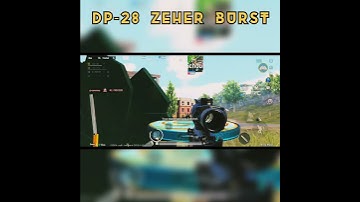 DP-28 BETTER THAN AWM ? | Power Of DP-28 | Zeher Burst Bolate #shorts WHO LIKES THE DP-28 MOST