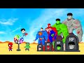 Rescue SUPERHEROES HULK &amp; SPIDERMAN, SUPERMAN vs Team ZOMBIE: Returning from the Dead SECRET - FUNNY