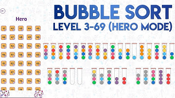 Bubble Sort 3-69 Solution of Level 69 in Hero Mode [SOLVED]