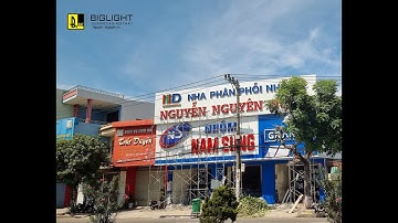 LÀM BIỂN HIỆU CHỮ NỔI MICA NHÔM NAM SUNG | QUẢNG CÁO BIG LIGHT